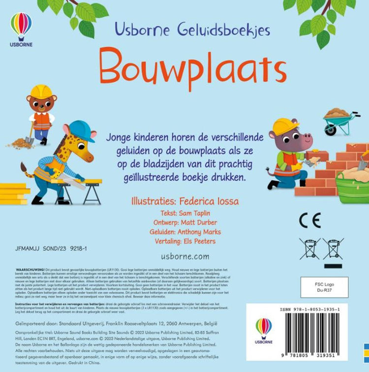 Livre sonore de chantier 1+