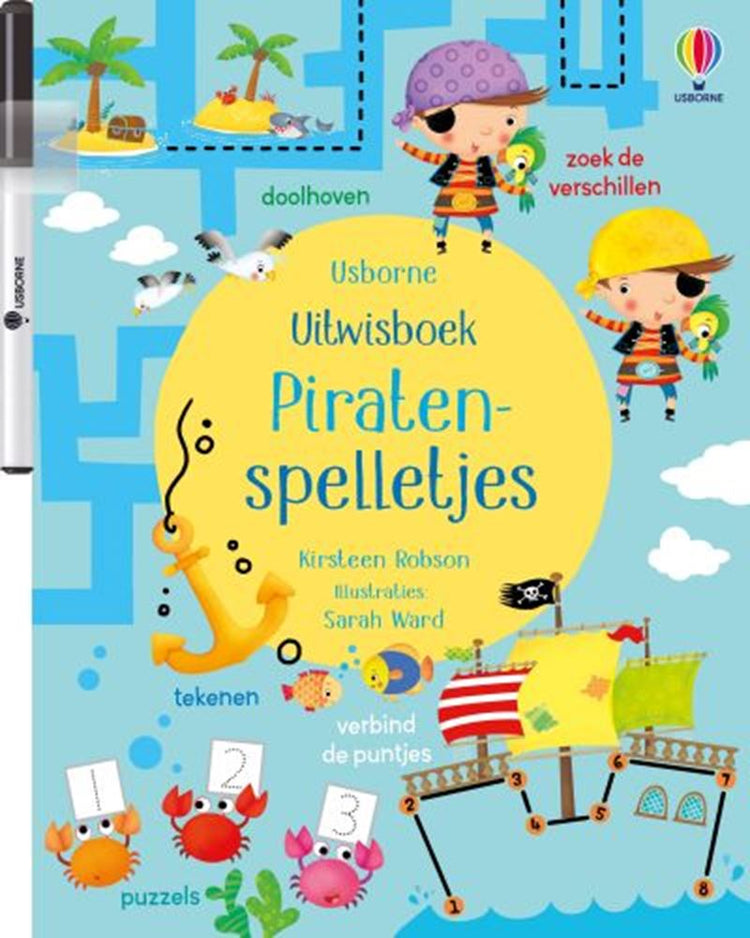 Effacer le livre des jeux de pirates 3+