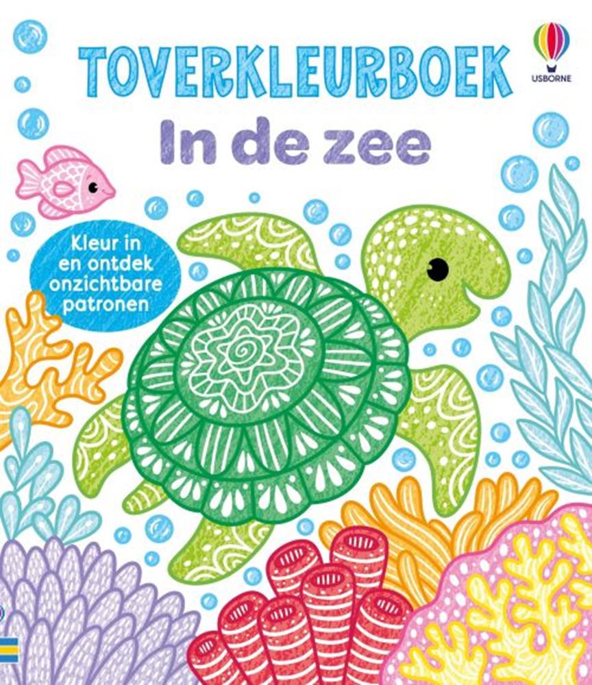 Livre de coloriage magique : dans la mer. 3+