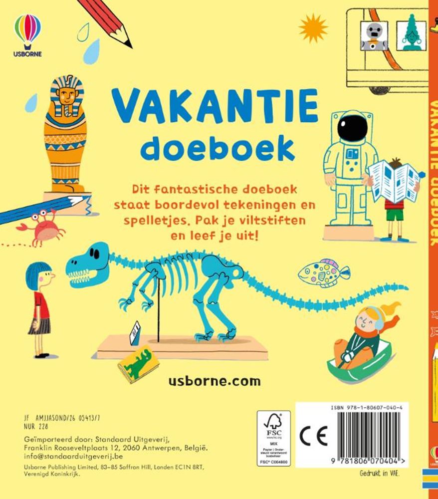 Cahier d'activités pour les vacances. 4+