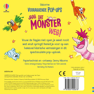 Chassez ce monstre ! livre pop-up. 3+