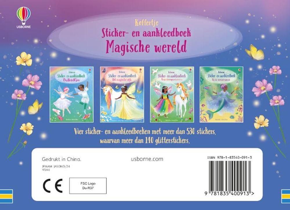 Monde magique. livre d'autocollants. 5+