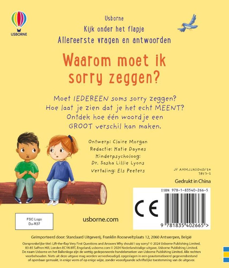 Pourquoi dois-je m'excuser ? 3+