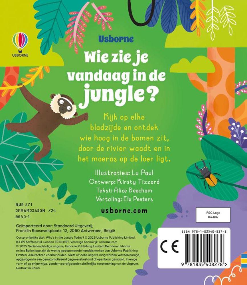 Quel carton d'images vois-tu aujourd'hui dans la jungle ?