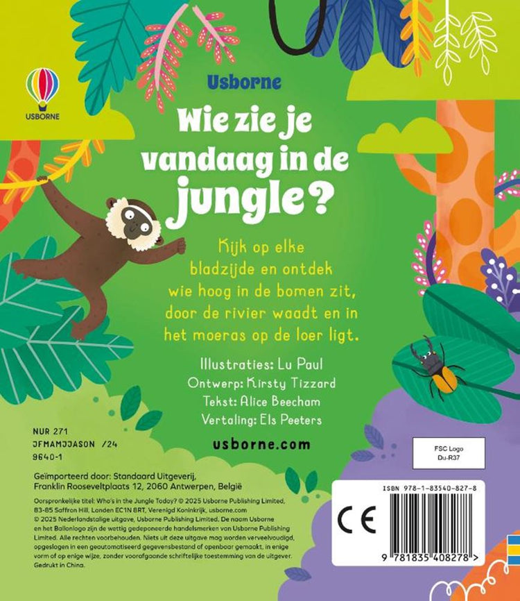 Quel carton d'images vois-tu aujourd'hui dans la jungle ?
