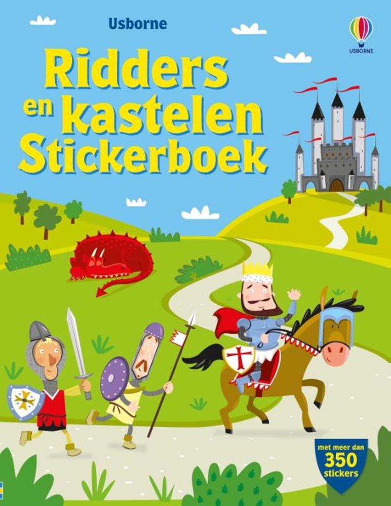 Livre d'autocollants : chevaliers et châteaux. 4+