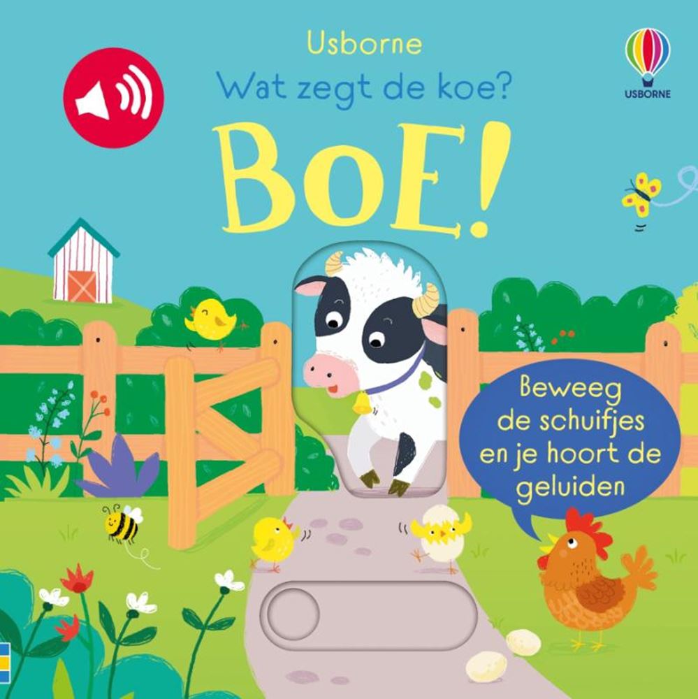 Livre sonore : que dit la vache ? huer! 1+