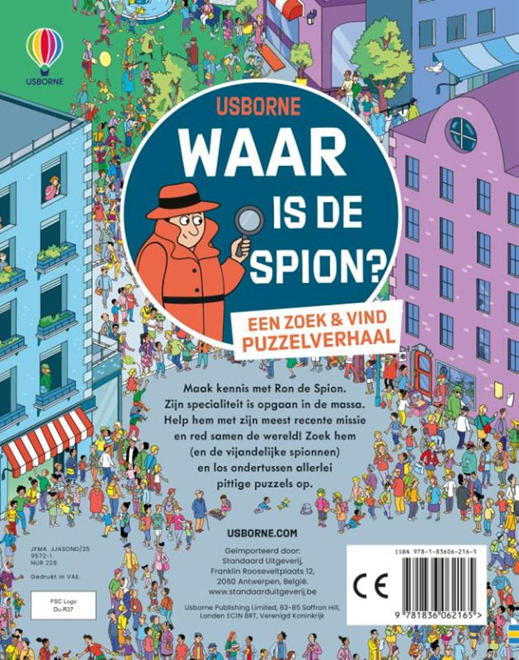 Où est l'espion un cherche et trouve puzzle