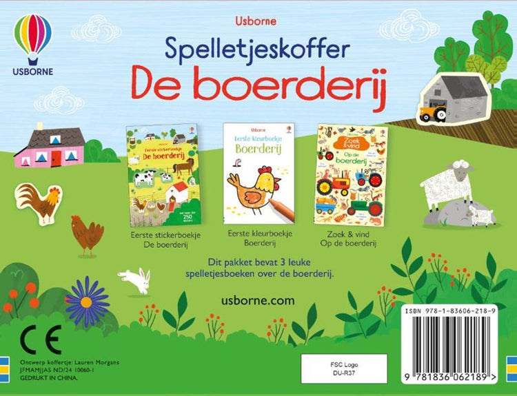 Mallette de jeu : la ferme. 3+