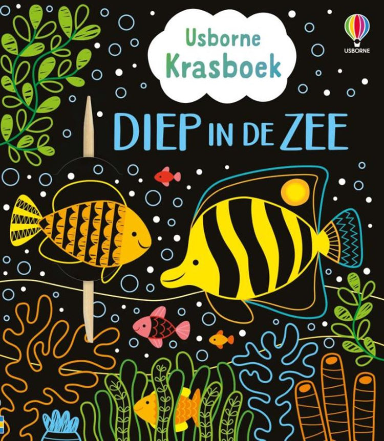 Livre à gratter : au fond de la mer. 6+