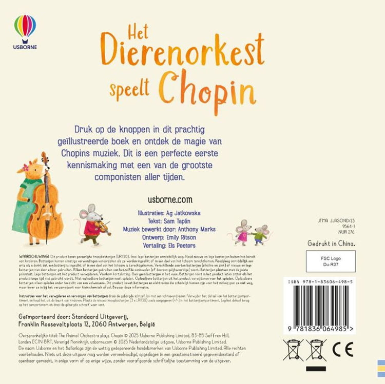L'orchestre des animaux joue du Chopin