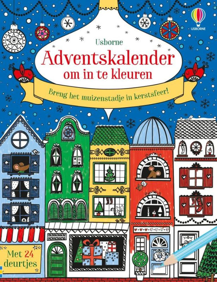 Calendrier de l'Avent à colorier 3+