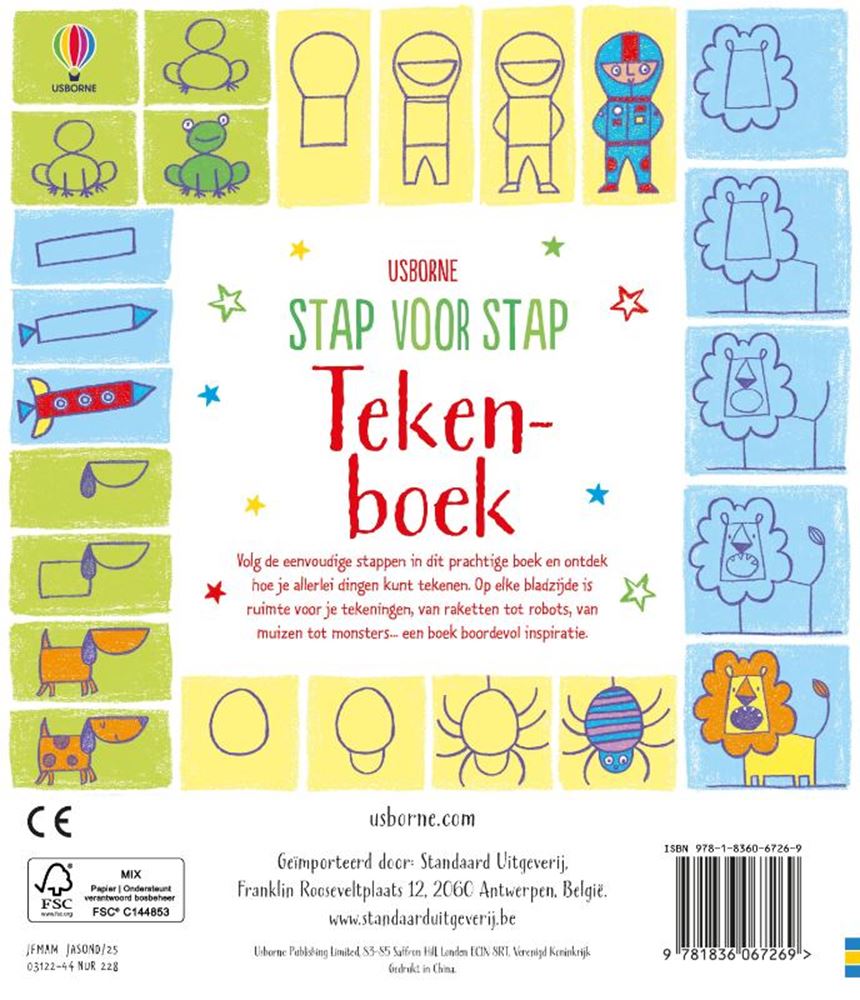 Livre de dessin étape par étape 4+