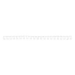 Reliure à dos à reliure métallique 21 gbc métal 6 mm blanc 45 feuilles