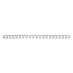 Peignes à reliure métallique gbc ib165122 noir 21 anneaux
