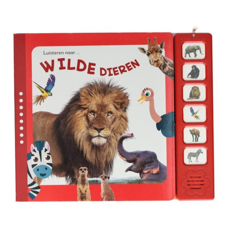 Cartes orales écouter le livre de son des animaux sauvages