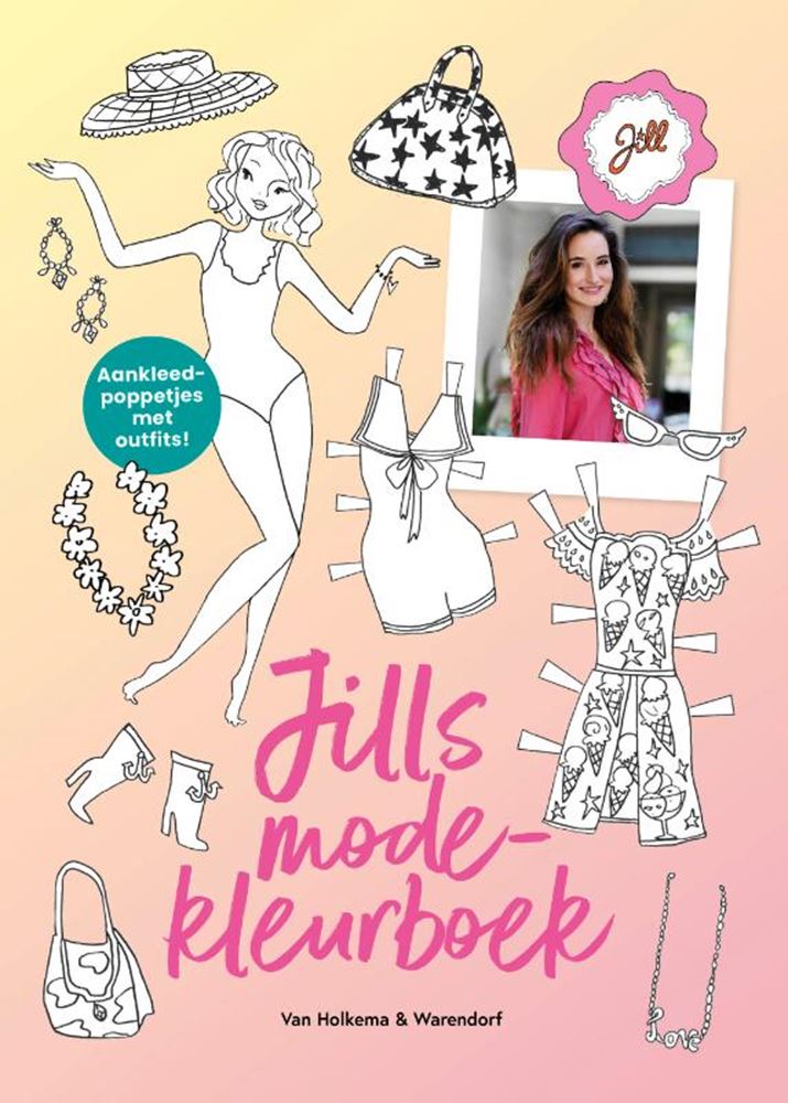 Livre de coloriage de mode de Jill 7+