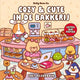 Cosy mignon dans la boulangerie. livre de coloriage.