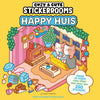 Livre d'autocollants confortable Happy House -