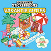 Livre d'autocollants douillet pour les vacances -