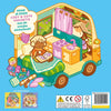 Livre d'autocollants douillet pour les vacances -