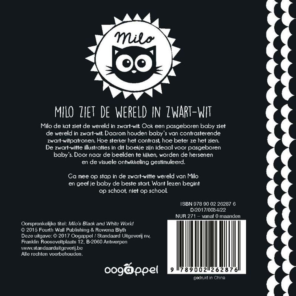 Milo voit le monde en noir et blanc (carton