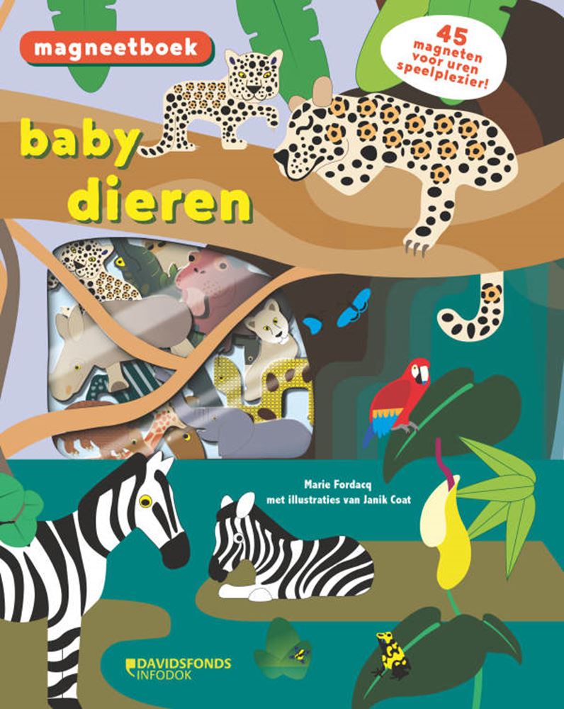 Bébés animaux (livre magnétique). 3+