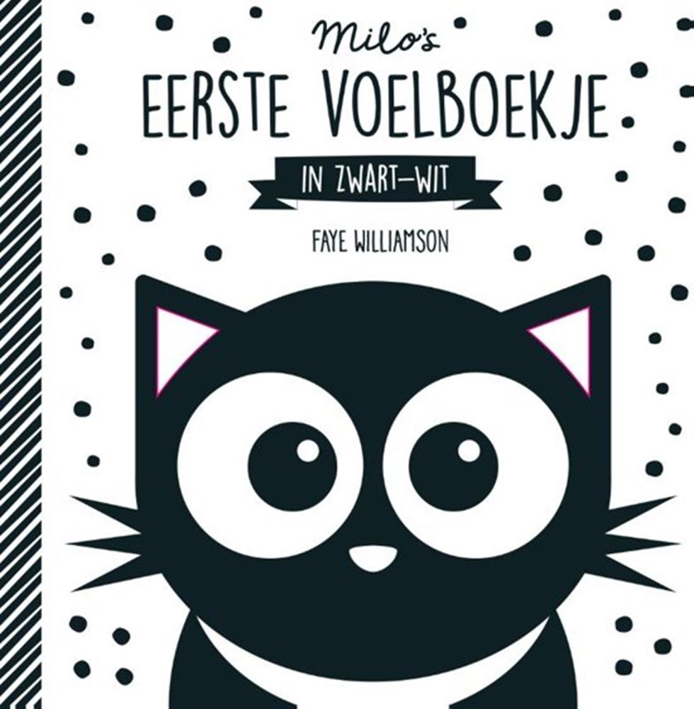 WPG publishers Milo's first tactile booklet in black and white