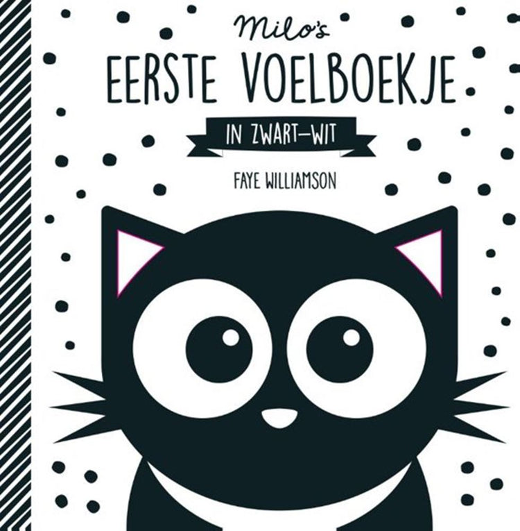 WPG publishers Milo's first tactile booklet in black and white