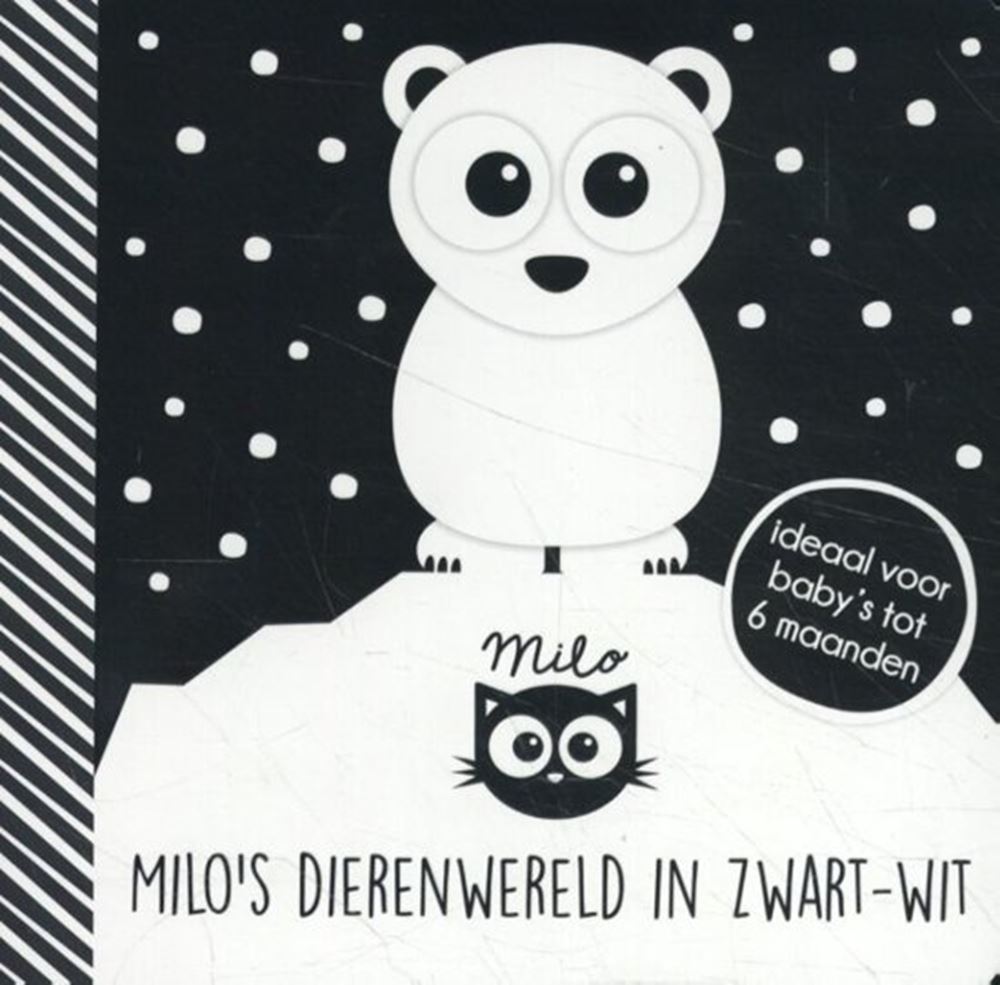 Le monde animal de Milo en noir et blanc. 0+