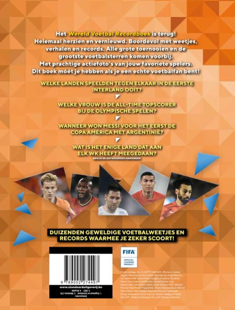 Livre des records du monde de football 2022. 8+