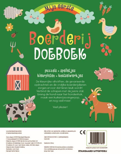 Mon premier livre d'activités à la ferme 4+