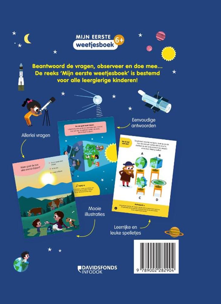 Mon premier livre d'information : l'espace 6+