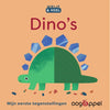 Livre tactile : frottez, ressentez : dinosaures 2+