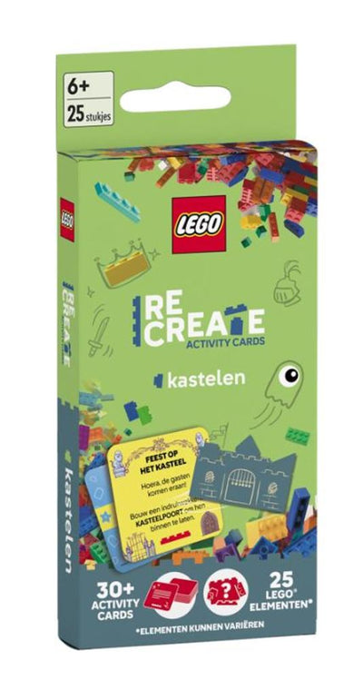 Cartes d'activités Lego recréer : châteaux
