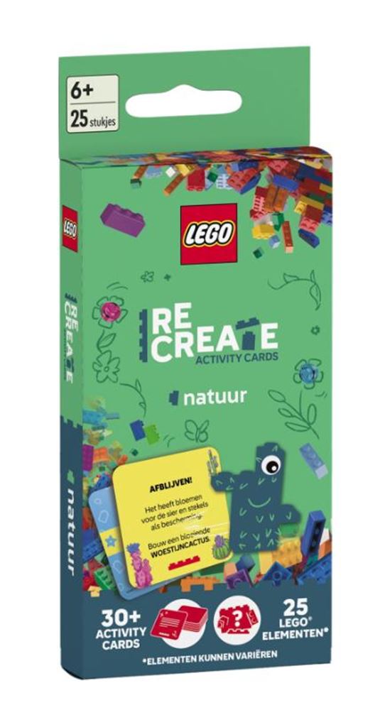 Cartes d'activités Lego recréer : nature 6+