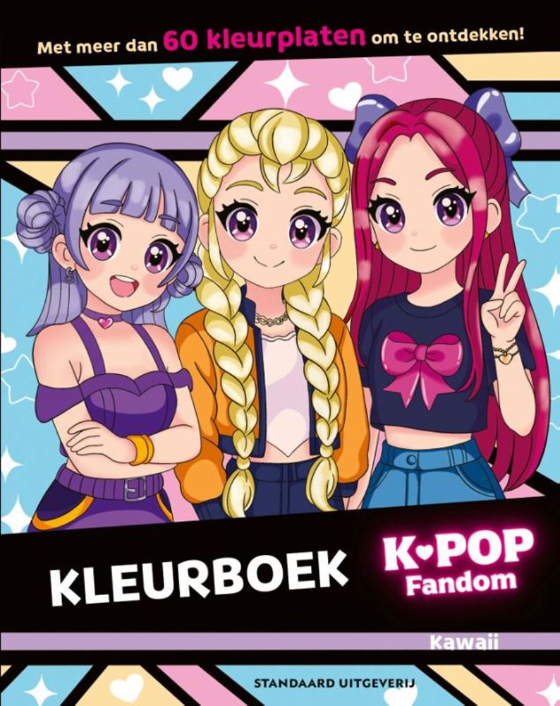 Livre de coloriage fandom K-pop 7+
