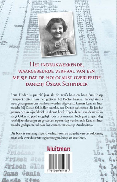 L'éditeur Kluitman une fille sur la liste de Schindler