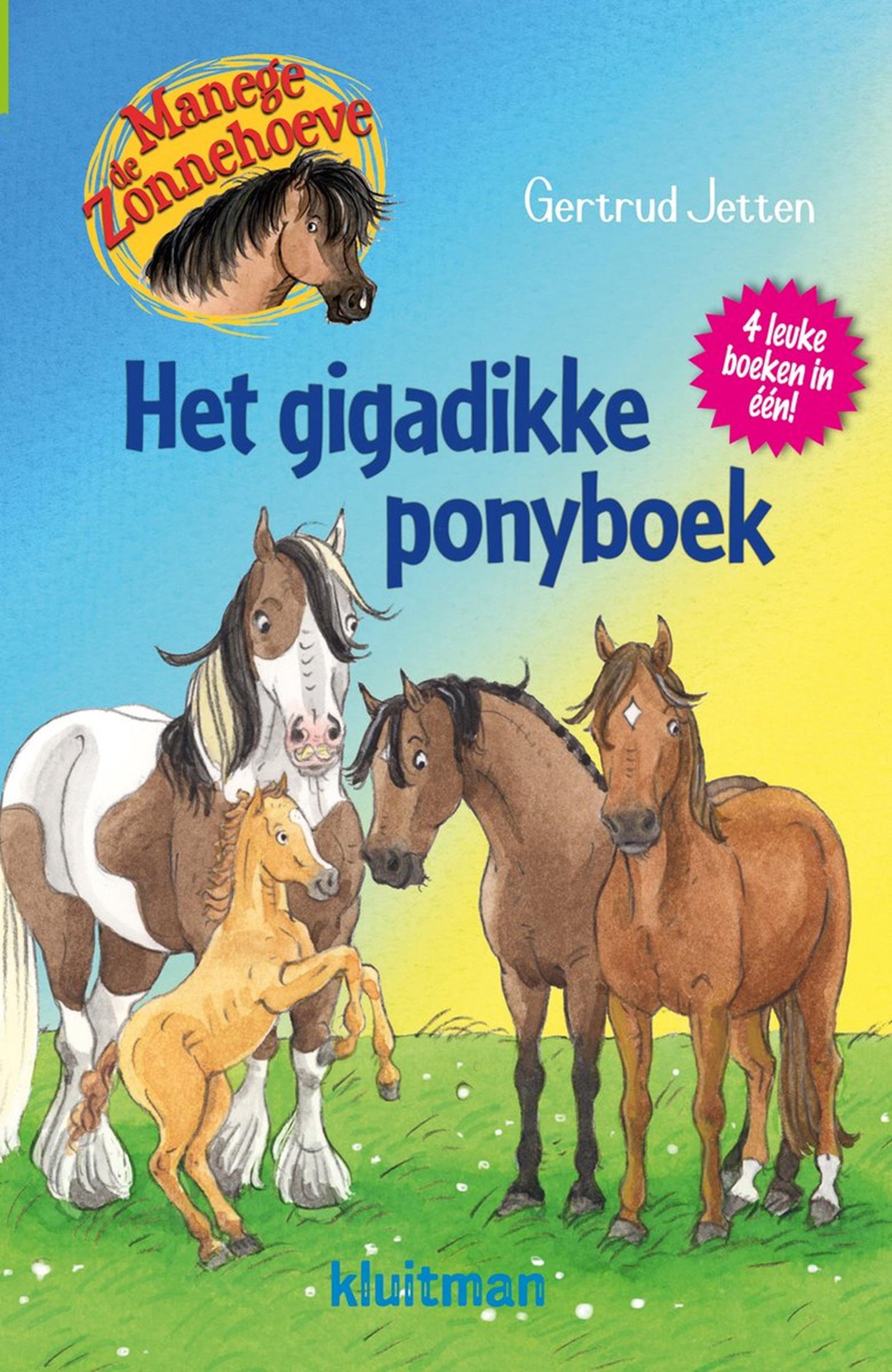 Kluitman le livre de poneys super épais