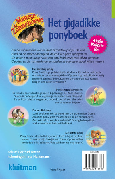 Kluitman le livre de poneys super épais