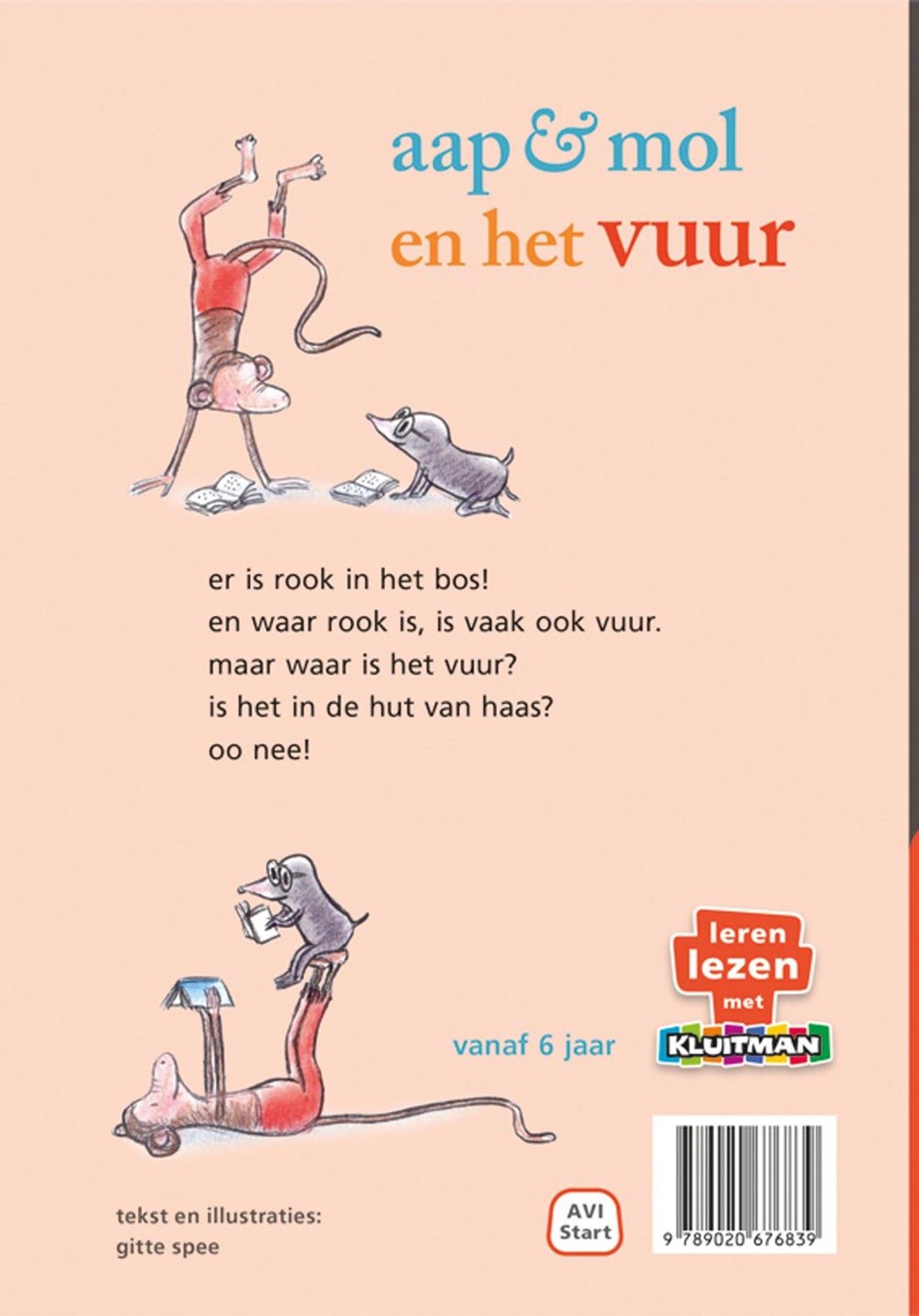 La taupe du singe Kluitman et le feu