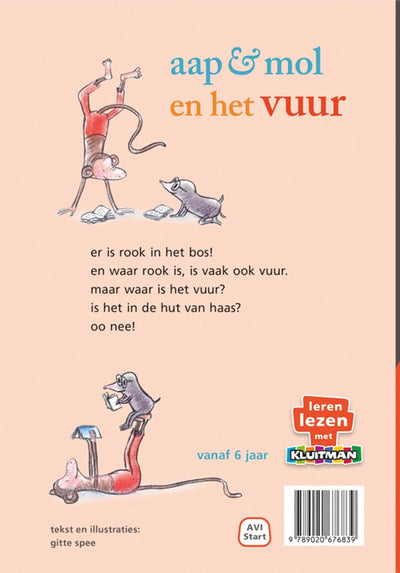 La taupe du singe Kluitman et le feu