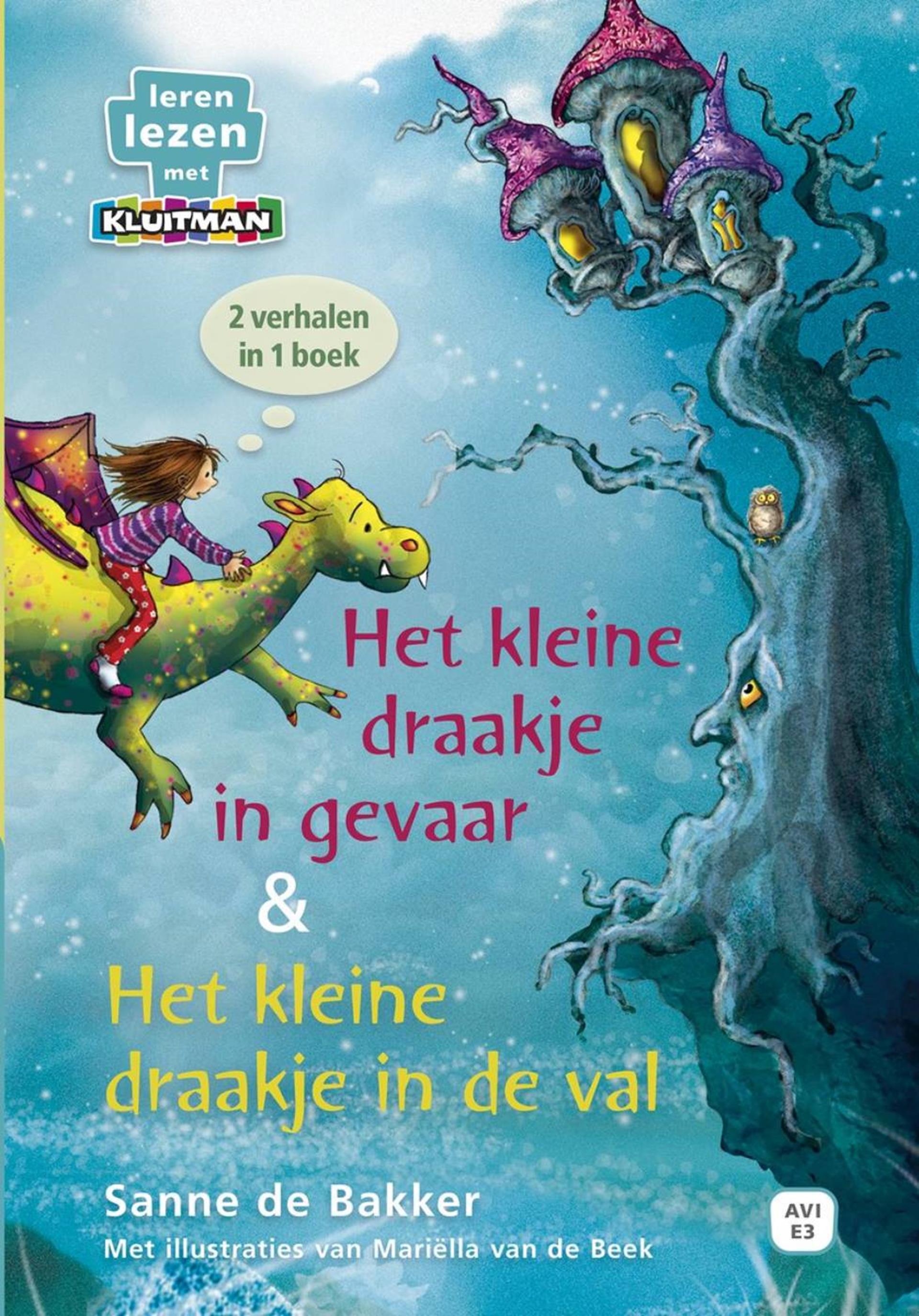 Apprendre à lire Kluitman - Histoires 2 en 1 sur le petit dragon avi-e3