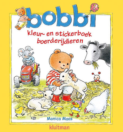 Éditeur Kluitman Bobbi Colors Sticker Book Farm Dieren