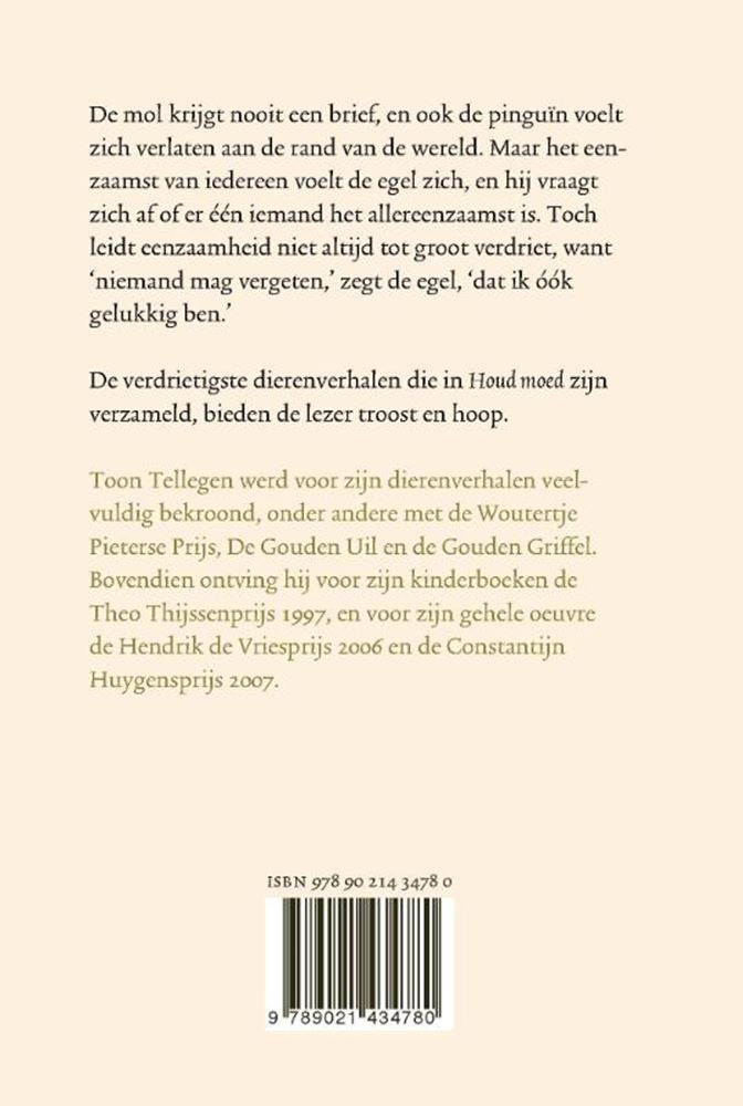 Montrez le compte : gardez courage. livre cadeau.