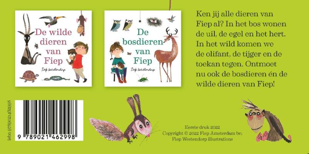 Livrets à main - Animaux de Fiep Westendorp, 10e.