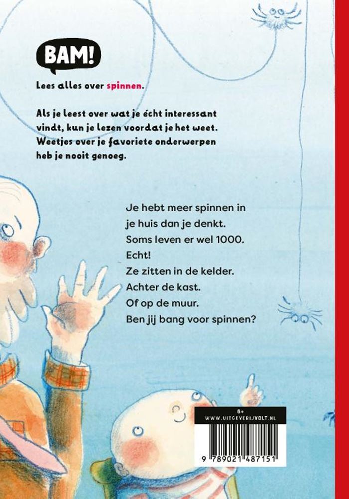 Boum ! J'ai lu : les araignées ne font pas peur 6+
