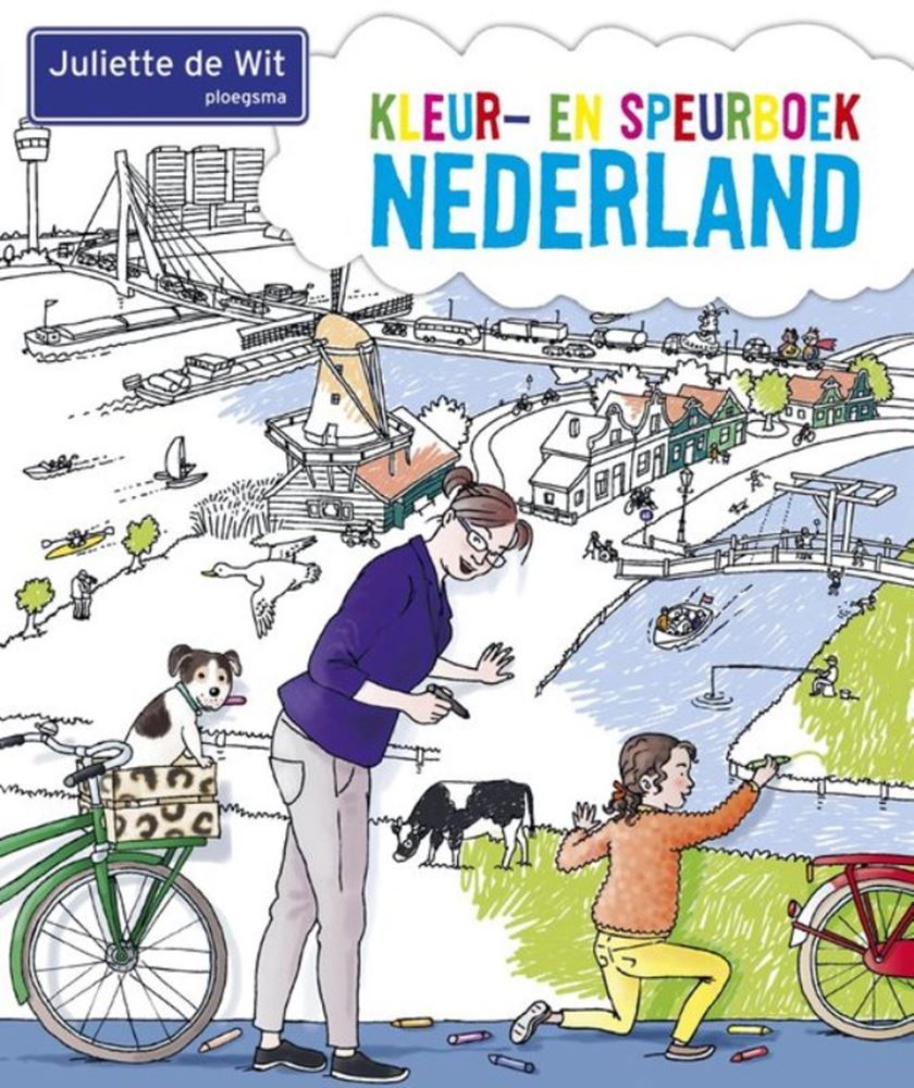 Livre de coloriage et de détective Pays-Bas. 6+