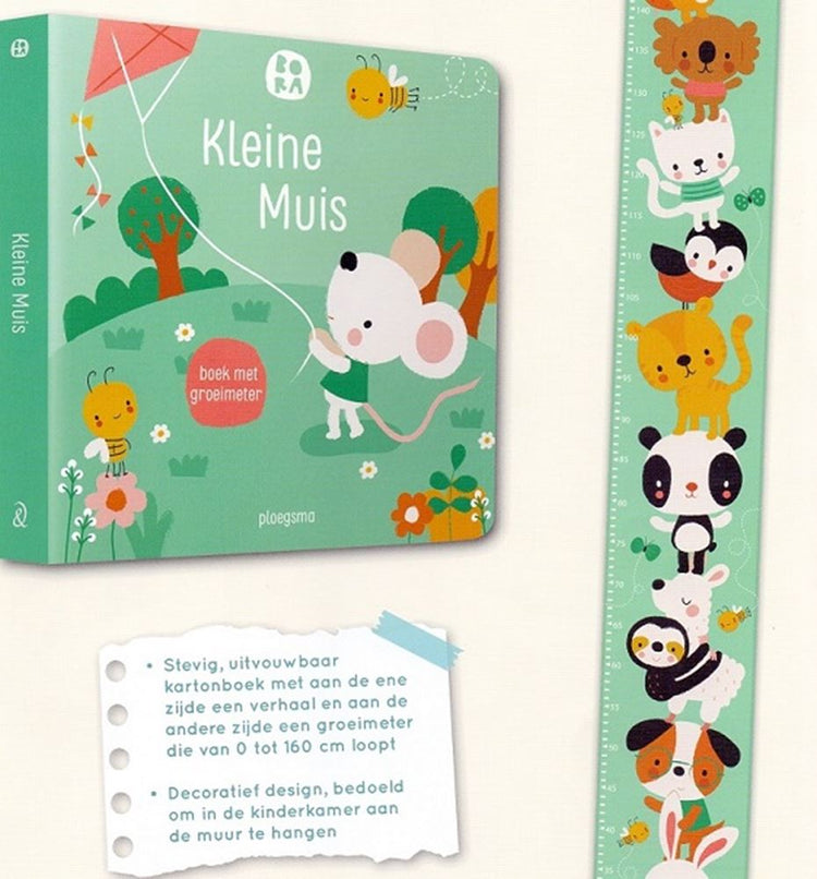 Book Specials Nederland bv Kleine Muis Kartonboek avec Growtheter