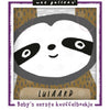 Wee Gallery tissu câlin livre paresseux
